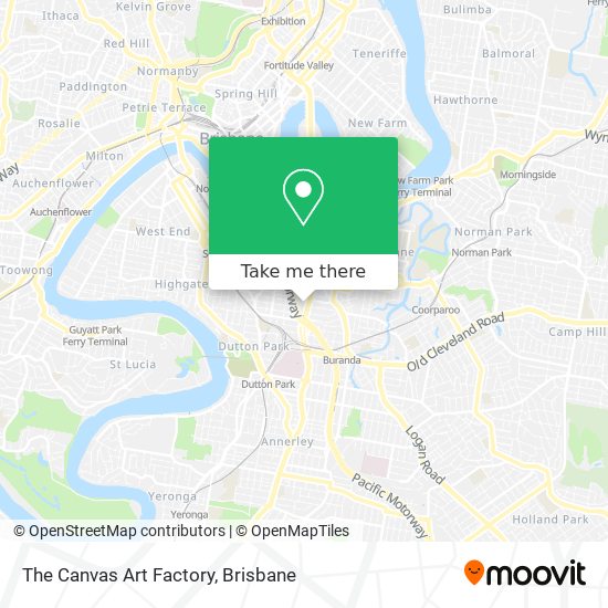 The Canvas Art Factory map