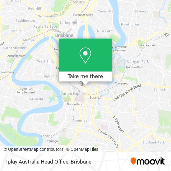 Iplay Australia Head Office map