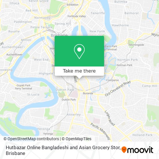 Mapa Hutbazar Online Bangladeshi and Asian Grocery Stor
