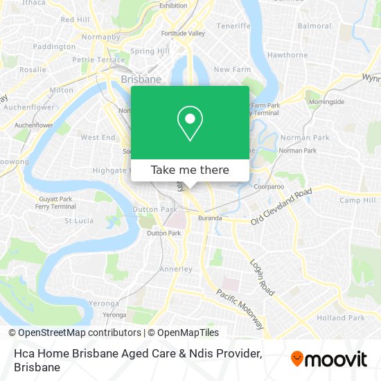 Mapa Hca Home Brisbane Aged Care & Ndis Provider