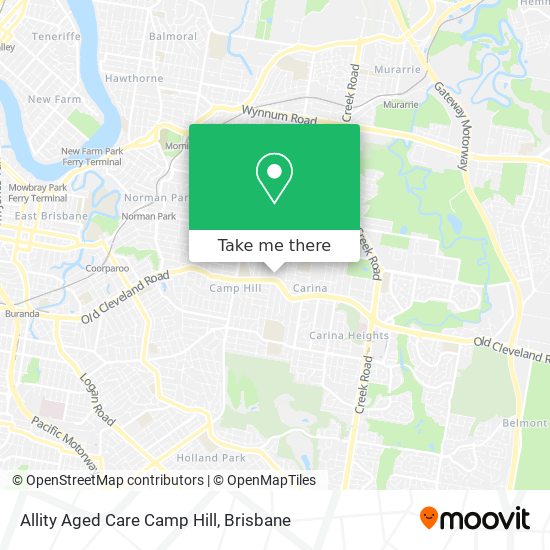 Allity Aged Care Camp Hill map