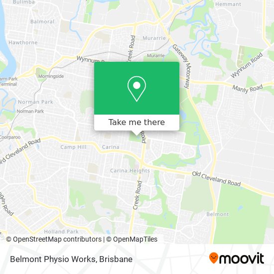 Belmont Physio Works map