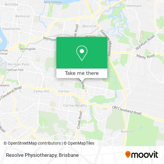Resolve Physiotherapy map