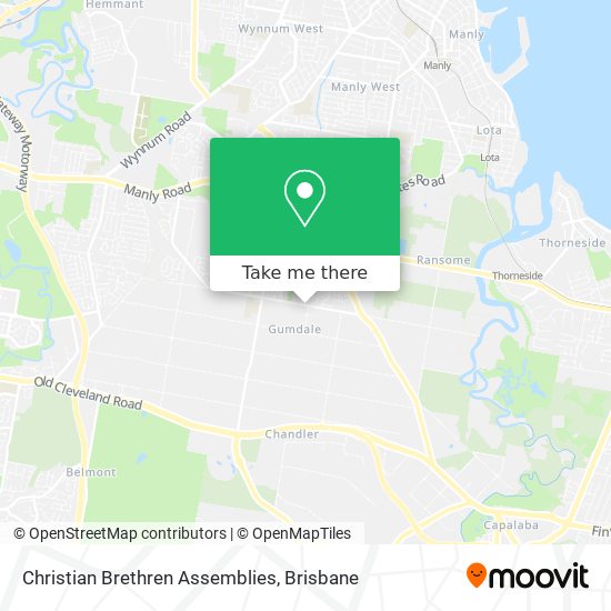 Christian Brethren Assemblies map