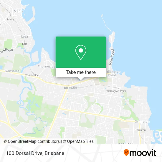 100 Dorsal Drive map
