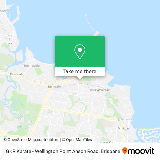 GKR Karate - Wellington Point Anson Road map