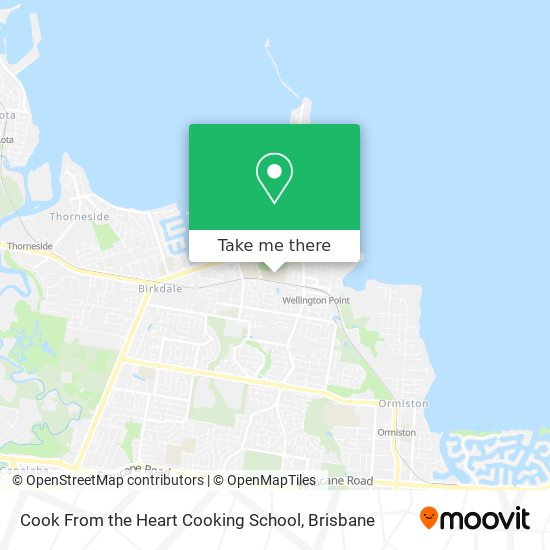 Cook From the Heart Cooking School map