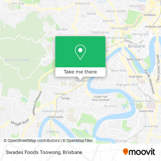 Mapa Swades Foods Toowong