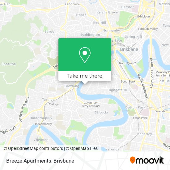 Breeze Apartments map