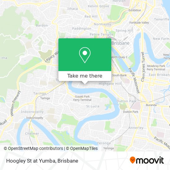 Hoogley St at Yumba map