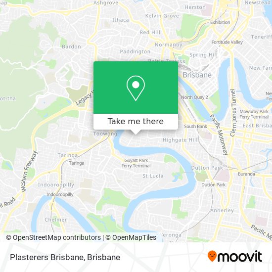 Mapa Plasterers Brisbane