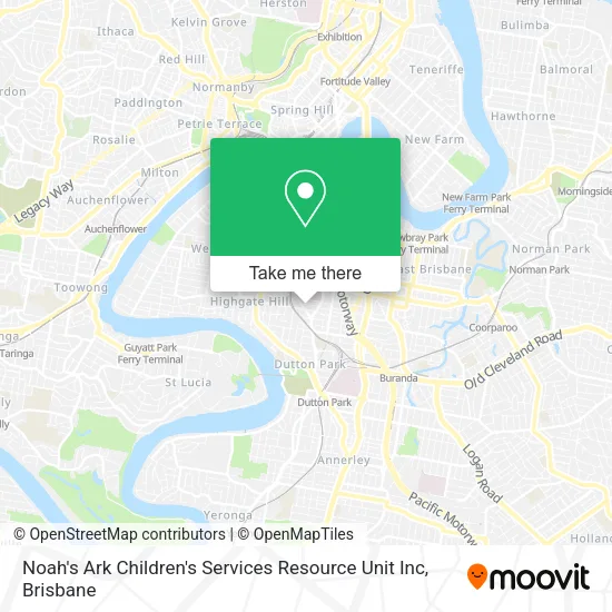 Noah's Ark Children's Services Resource Unit Inc map