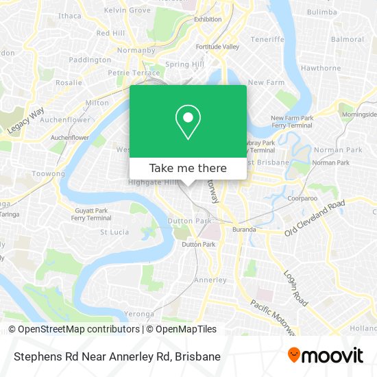 Mapa Stephens Rd Near Annerley Rd
