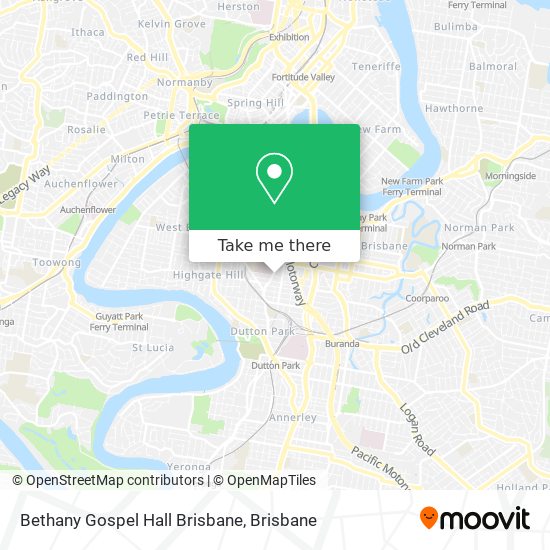 Bethany Gospel Hall Brisbane map