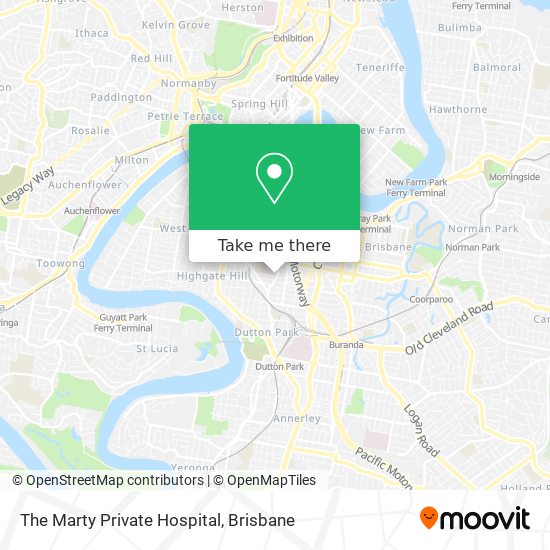The Marty Private Hospital map