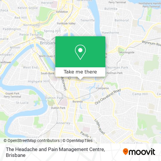 The Headache and Pain Management Centre map