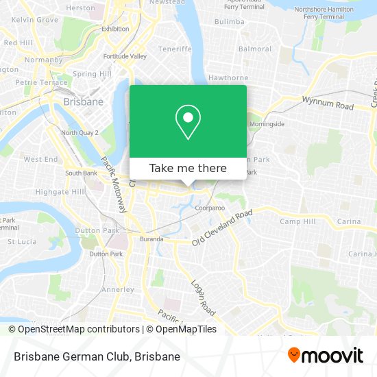 Brisbane German Club map