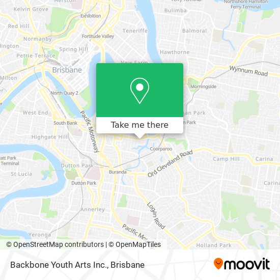 Backbone Youth Arts Inc. map