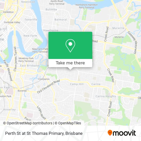 Perth St at St Thomas Primary map