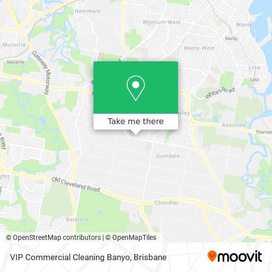 VIP Commercial Cleaning Banyo map