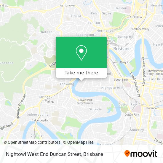 Nightowl West End Duncan Street map