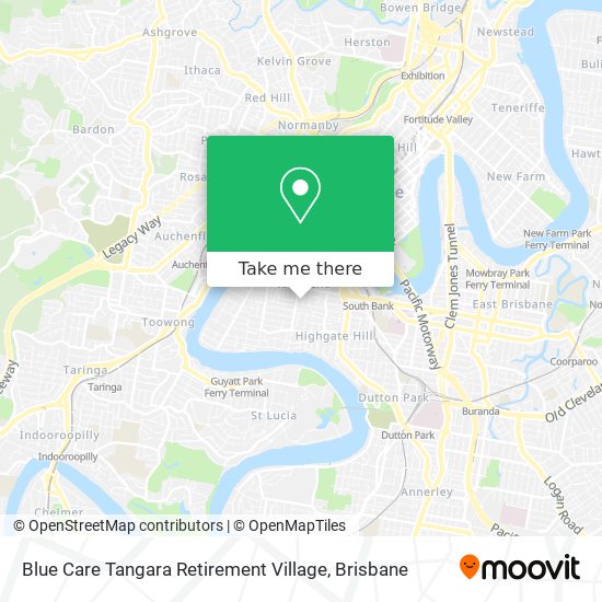 Blue Care Tangara Retirement Village map