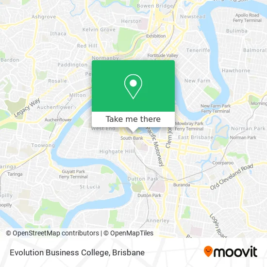 Evolution Business College map