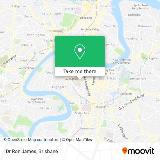 Dr Ron James map