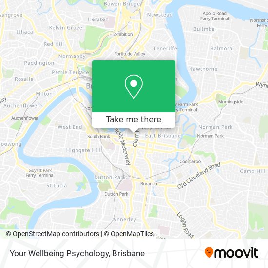 Your Wellbeing Psychology map