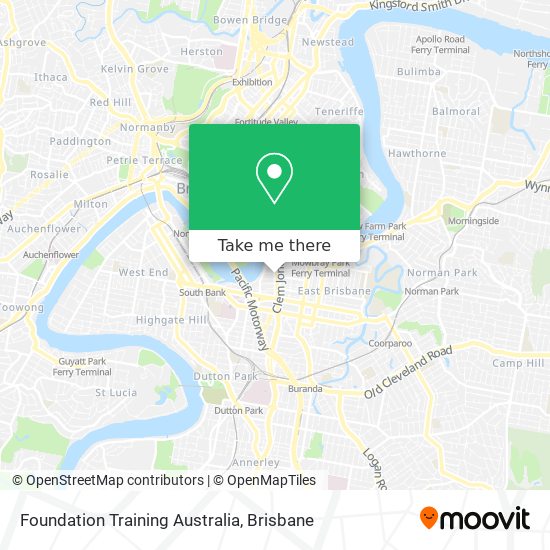 Foundation Training Australia map