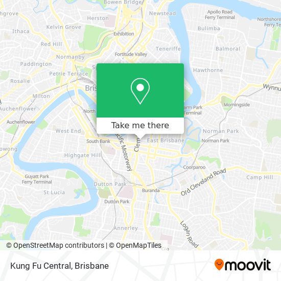 Kung Fu Central map