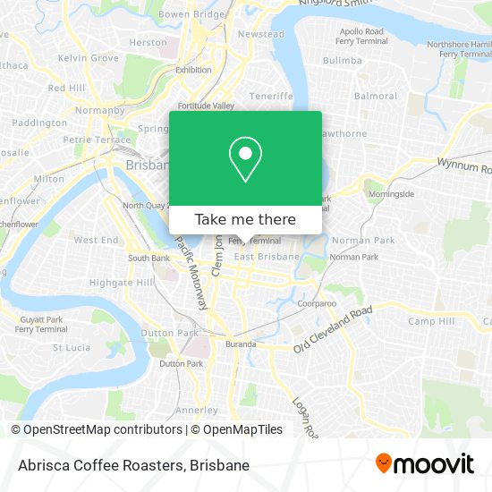 Abrisca Coffee Roasters map