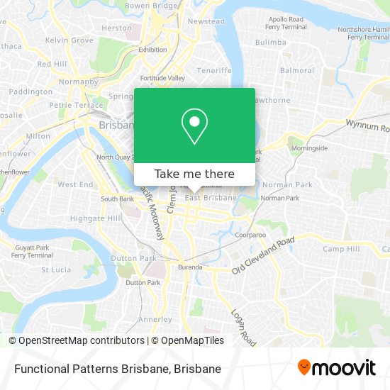 Mapa Functional Patterns Brisbane