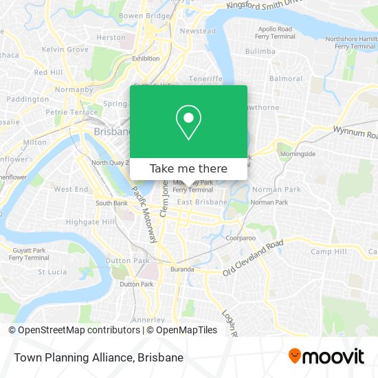 Town Planning Alliance map