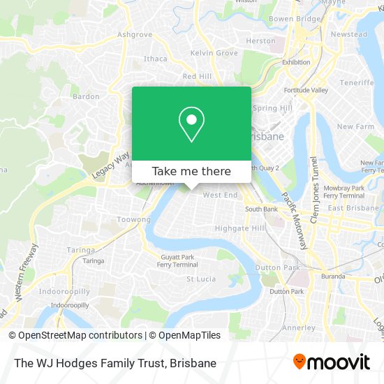 Mapa The WJ Hodges Family Trust