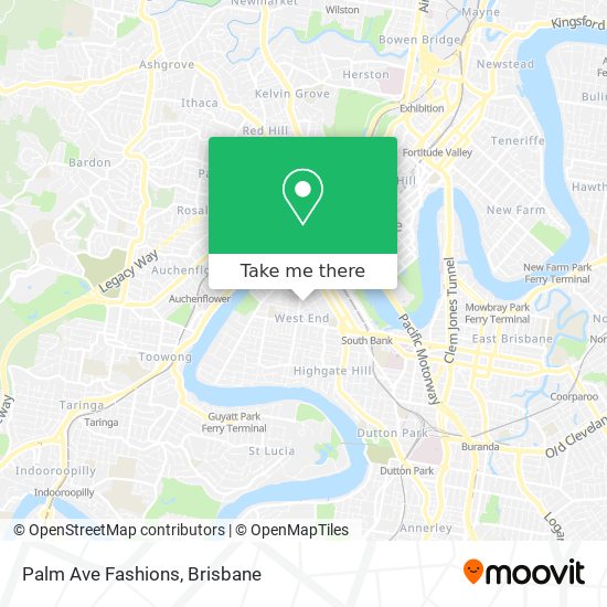 Palm Ave Fashions map