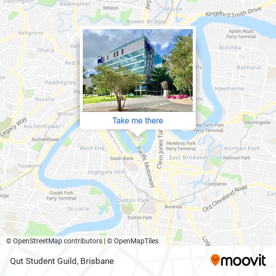 Qut Student Guild map