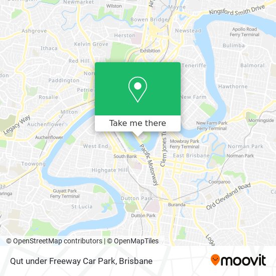 Qut under Freeway Car Park map