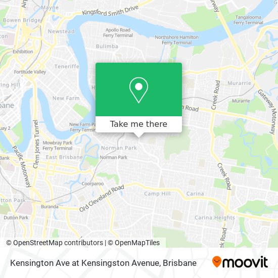 Kensington Ave at Kensingston Avenue map