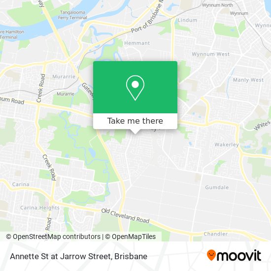 Mapa Annette St at Jarrow Street