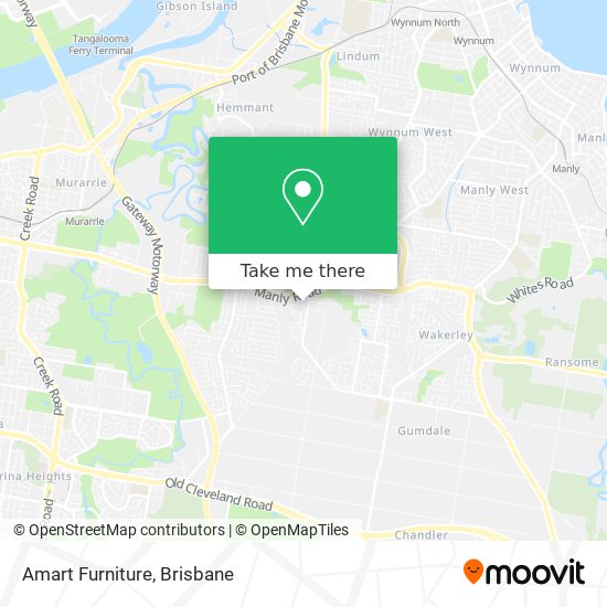 Amart Furniture map