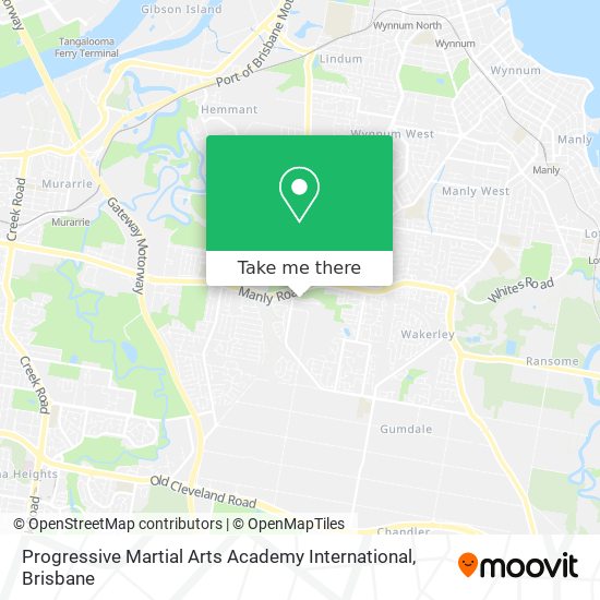 Progressive Martial Arts Academy International map