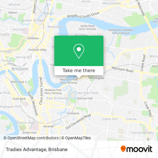 Tradies Advantage map