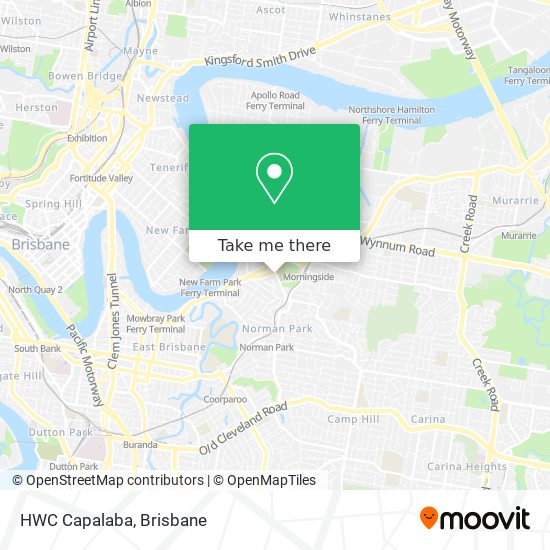 HWC Capalaba map