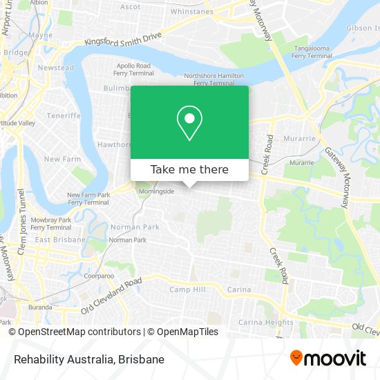 Rehability Australia map