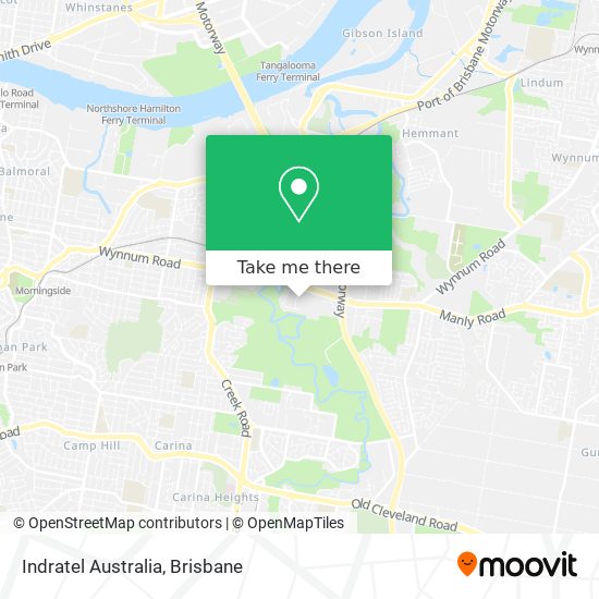 Indratel Australia map