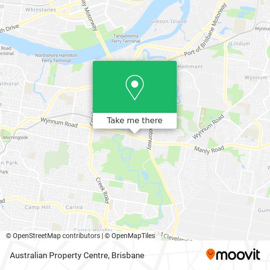 Australian Property Centre map