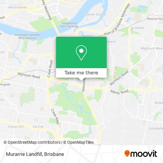 Murarrie Landfill map