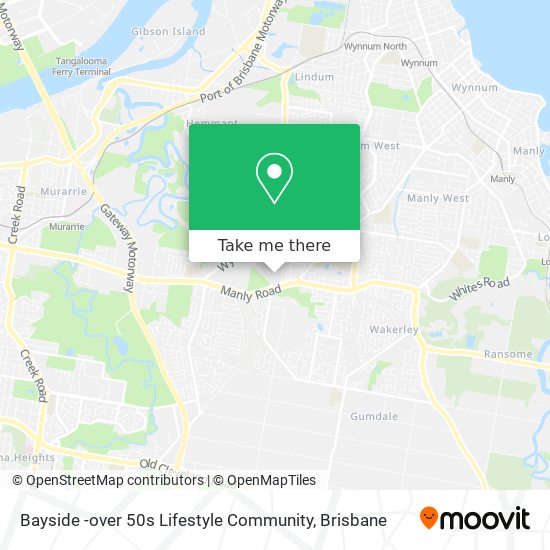 Bayside -over 50s Lifestyle Community map