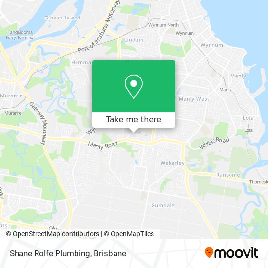 Shane Rolfe Plumbing map